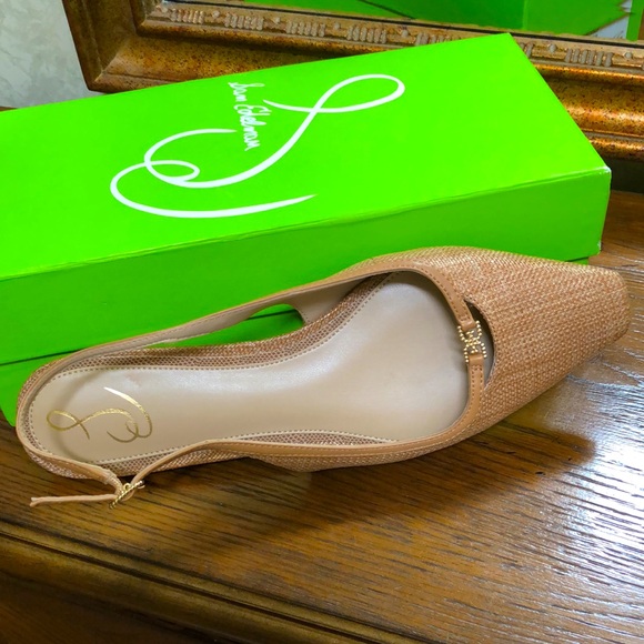 New Sam Eldeman women Cleo flats.  Size 12.  Sling back buckle. - Picture 6 of 14